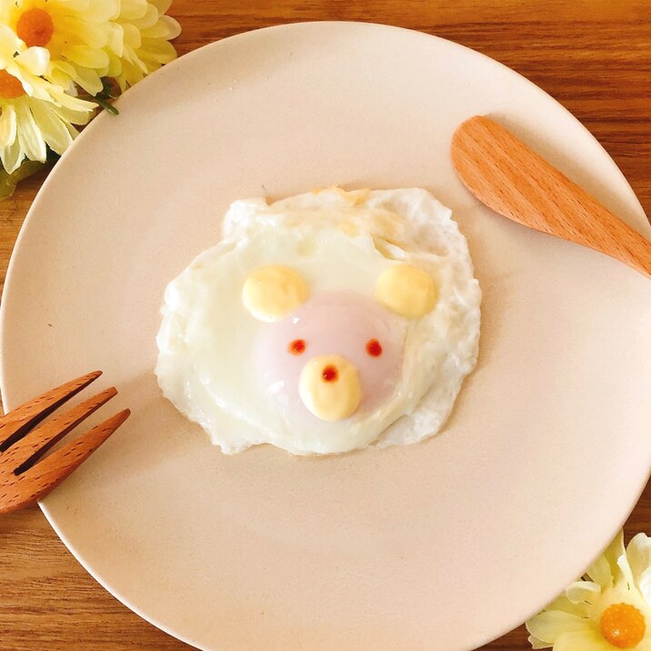 美味しい落書きꕤ半熟目玉焼き くまৎ ॽ レシピ 作り方 By Sweet Sweet 楽天レシピ 美味しい落書きꕤ半熟目玉焼き くまৎ ॽ レシピ 作り方 By Sweet Sweet 楽天レシピ
